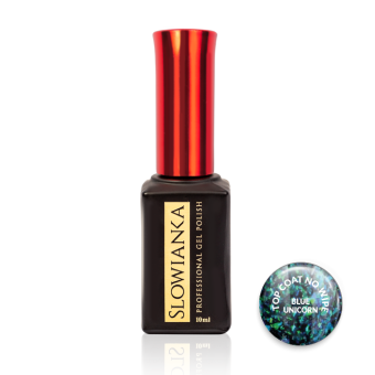 Top Coat No Wipe Unicorn Blue 10g