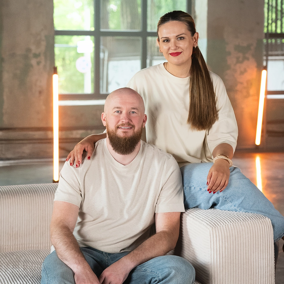 Natalia Larina i Sergii Larin